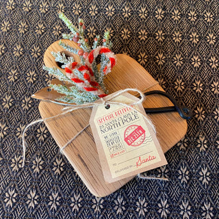 Handcrafted Oak Wood Cheese Board Set