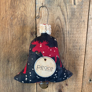 Peace on Earth Bell Ornament