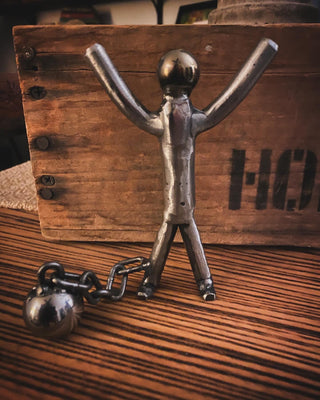 Handcrafted Ball & Chain Guy