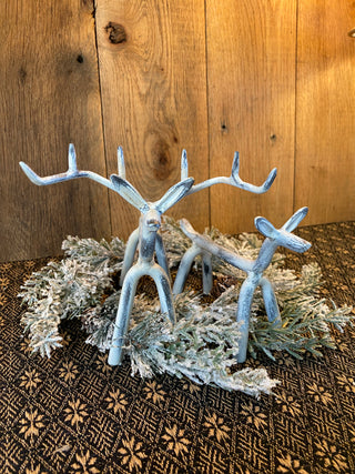 Handcrafted Deer Set // Cream