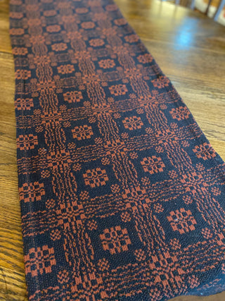 Gettysburg Pumpkin & Black Table Runner – 32", 56", 72"
