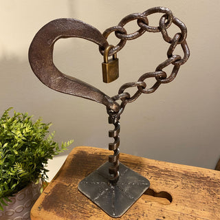 Big Heart w/Brass Lock