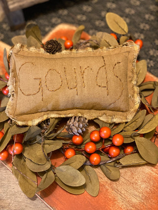 Gourds Pillow Tuck Light Brown
