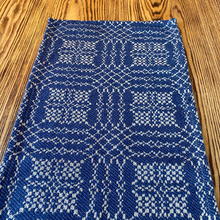 Nantucket Navy & Tan Table Runner – 32", 56", 72"