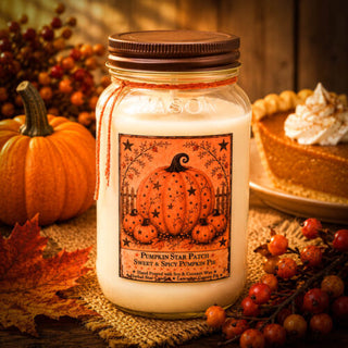 Pumpkin Star Patch Candle 24oz