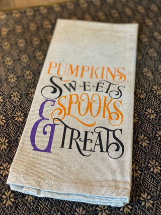 Pumpkin Sweets, Spooks & Treats Kitchen Towel