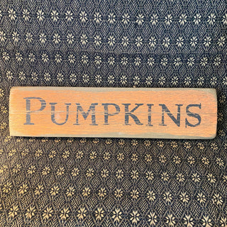 Rustic PUMPKIN Sign