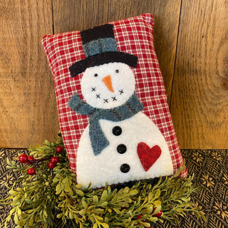 Mini Snowman Pillow #2
