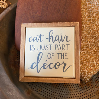 Cat Hair is Just Part of the Decor